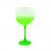 Taça de Gin Acrílica com Degrade Verde Neon