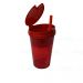 Snack Cup 600ml - Vermelho Translucido