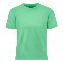 T-shirt com estampa à frente e atrás - Verde