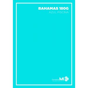 Papel Color Plus 180G - Bahamas (Azul Piscina)