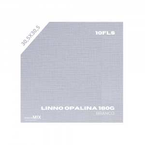 Papel Signa Plus 180g 30,5x30,5cm - Opalina Linno 10Fls