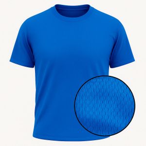 Camiseta Comfort Tradicional Dry Fit Azul Royal