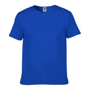 Camiseta Tradicional Azul Royal 100% Poliéster