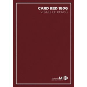 Papel Card Plus 180G - Red (Vermelho)
