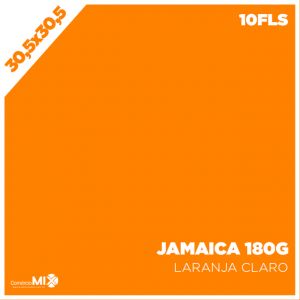 Papel Color Plus 180g 30,5x30,5cm Jamaica (Laranja Claro) 10Fls 