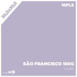 Papel Color Plus 180g 30,5x30,5cm São Francisco (Lilás) 10fls