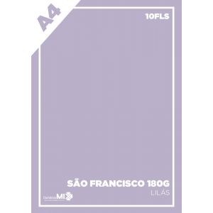 Papel Color Plus Card 180g A4 São Francisco (Lilás) 10fls