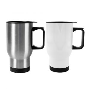 Caneca Térmica Inox Rose com Tampa Preta 475ml 3