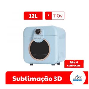 Forno para Sublimação 3D Elite Pocket 12L - Live by Craft Express - 110V