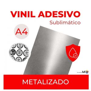 Vinil Adesivo Para Sublimação A4 - Metalizado 