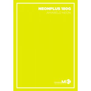 Papel Neon Plus 180G - Amarelo