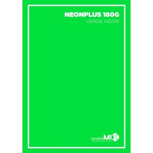 Papel Neon Plus 180G - Verde