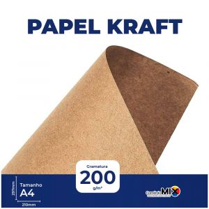 Papel Kraft A4 200g