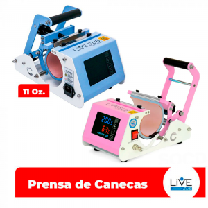 Prensa Térmica de Caneca Elite - Live By Craft Express