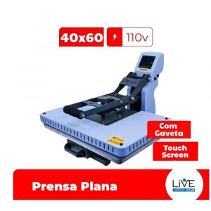Prensa Plana Elite - Live - 40x60cm c/ Gaveta - 110 V