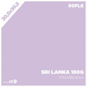Papel Color Plus 180g 30,5x30,5cm Sri Lanka (Framboesa) 50Fls