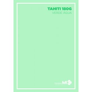 Papel Color Plus 180G - Tahiti (Verde Água)