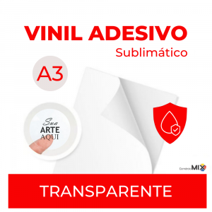 Vinil Transparente Para Sublimação - A3 - 1 folha