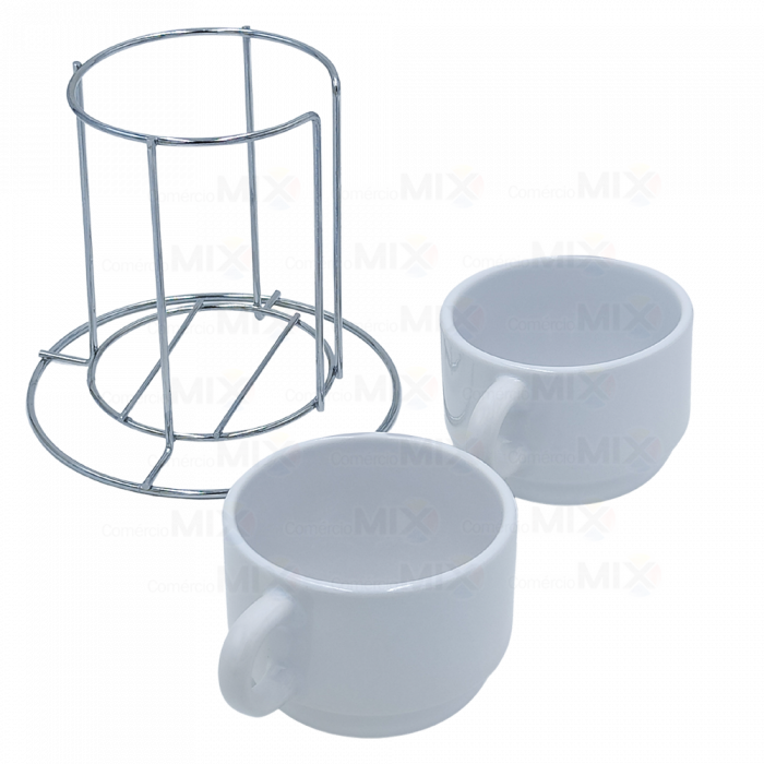 Jogo De Xícaras Para Chá- Inox- 2Pçs- 230ml - PRIVALIA - O outlet